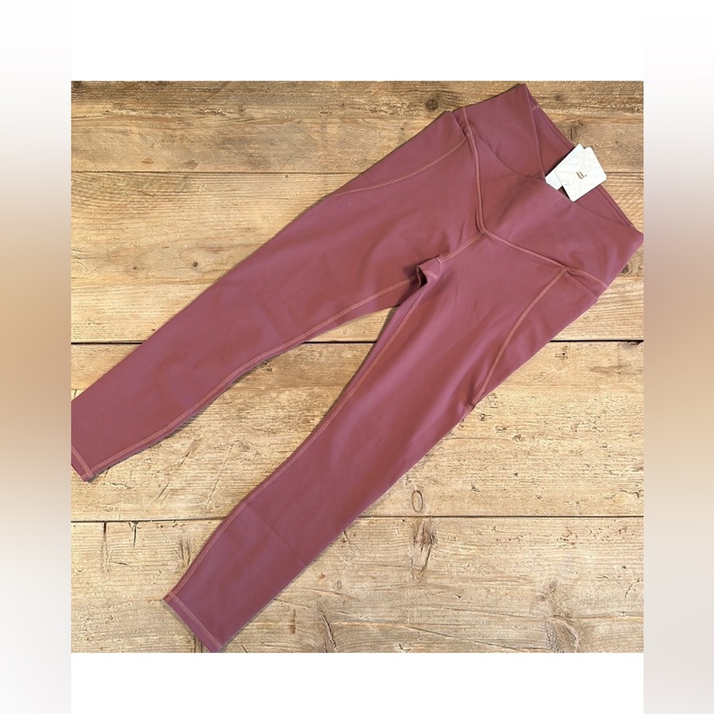 Fabletics PureLuxe HW Crossover 7/8 Leggings MOONLIGHT MAUVE (24”)